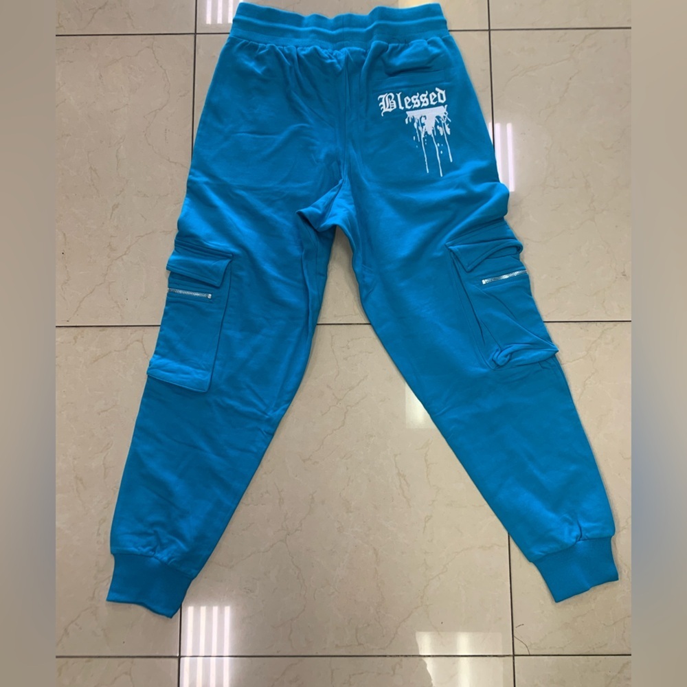 Blessed jogger zipper sweatpants Sz medium - Picture 4 of 4